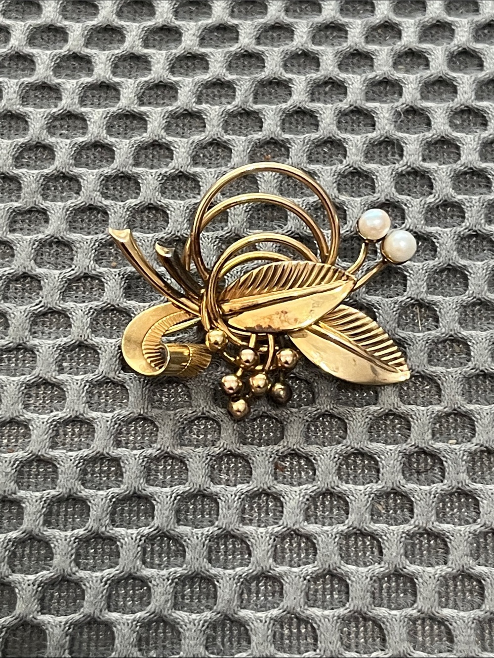 Carl Art vintage brooch 1/20 12K  6.7g